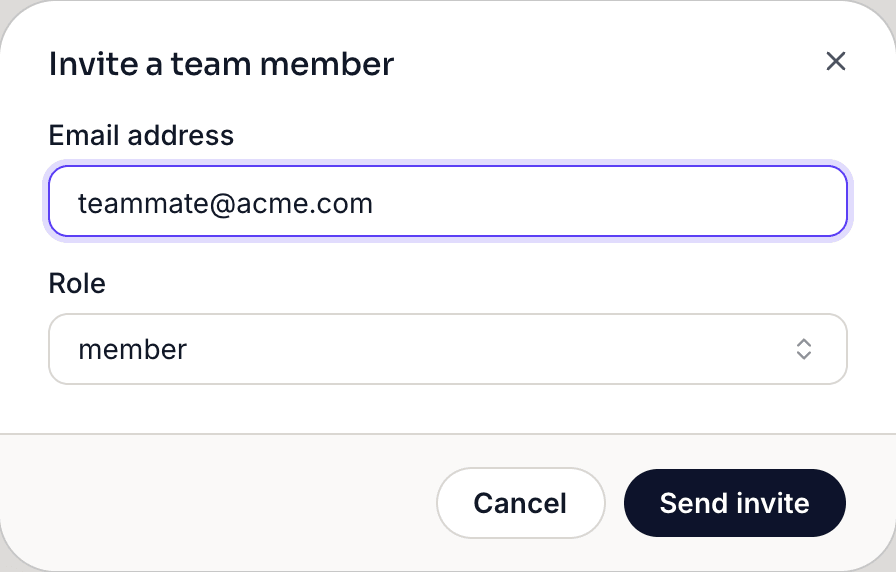 Invite member
